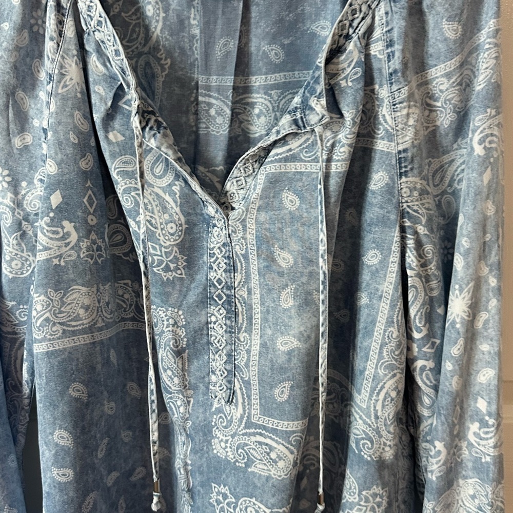 Vintage America Denim Blue Tunic - Picture 2 of 11